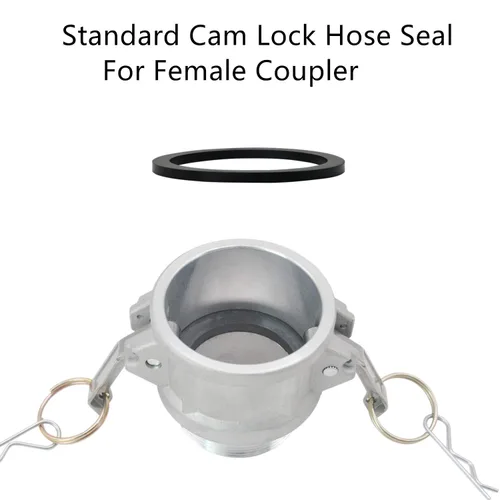 Miniatura 3 de Montaje de junta Camlock de 1.5 pulgadas, sello de manguera de bloqueo de leva para acoplador hembra, arandela de goma de repuesto para ranura