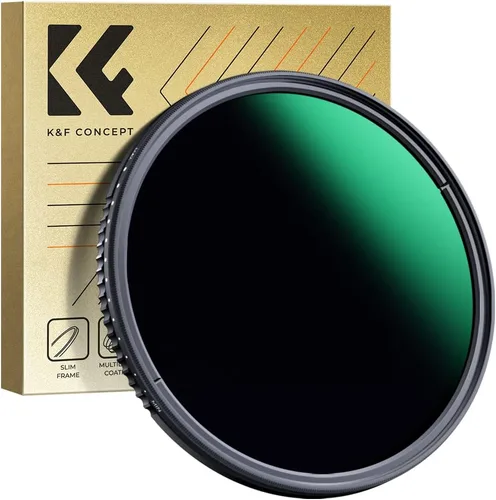 K&F CONCEPT Filtro ND variable de 2.835 in ND3-ND1000 (1.5-10 paradas) Filtro de lente de densidad neutra con 24 recubrimientos multicapa para lente