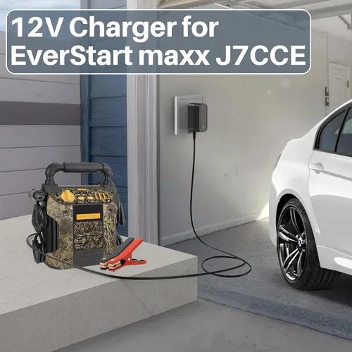 Miniatura 4 de Cable de alimentación de 12V CC para cargador de batería de arranque de EverStart Maxx Compatible con Ever Start Max J7CCE J7CE 800A 800 pico