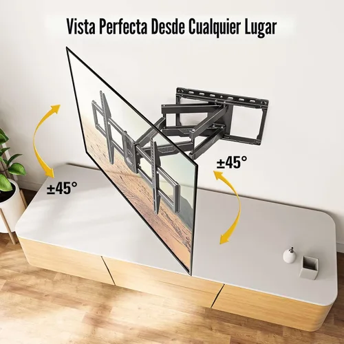 Miniatura 3 de Mounting Dream Montura de pared para TV UL Listada para la mayoría de televisores de 42-84 pulgadas, de movimiento completo, con giro e inclinación