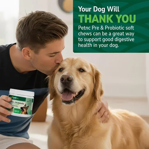 Miniatura 5 de PetNC Natural Care Sabor hígado, queso pre y probiótico masticables suaves para perro, 120 unidades (paquete de 1) (el embalaje puede variar)