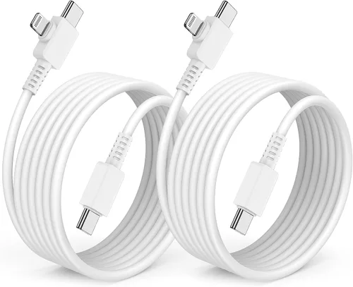 Miniatura 16 de Cable de carga rápida USB C a C de 10 pies, cable de carga largo tipo C a USB C para Apple iPhone 17 Pro Max/17 Air/16 Pro/15 Plus, MacBook Pro
