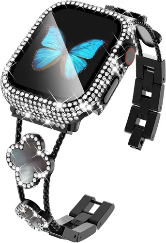 KADES Compatible con Apple Watch Series 10 de 1.81 pulgadas/1.65 pulgadas, Series 9, 8, 7, 1.77 pulgadas, Series 6, 5, 4, SE de 1.73 y 1.57