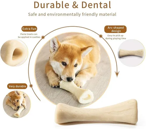 Miniatura 3 de Juguetes para perros para masticadores agresivos, juguetes duraderos para perros de raza grande, hechos con nailon, juguete resistente para perros