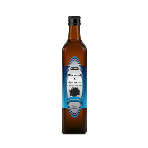 Miniatura 8 de Hemani Aceite de semilla negra prensado en frío 16.91 Oz I 500ML I 100% Natural I Libre de disolventes I AKA Nigella Sativa I Kalonji I Aceite