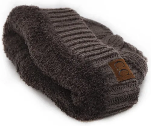 Miniatura 403 de C.C Trendy Warm Chunky Soft Stretch Cable Knit Beanie