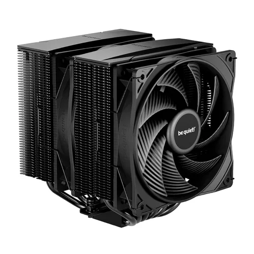 be quiet! Pure Rock Pro 3 Negro Enfriador de aire para CPU | 6 tubos de calor de alto rendimiento de 6 mm con tecnología HDT | Ventilador PWM