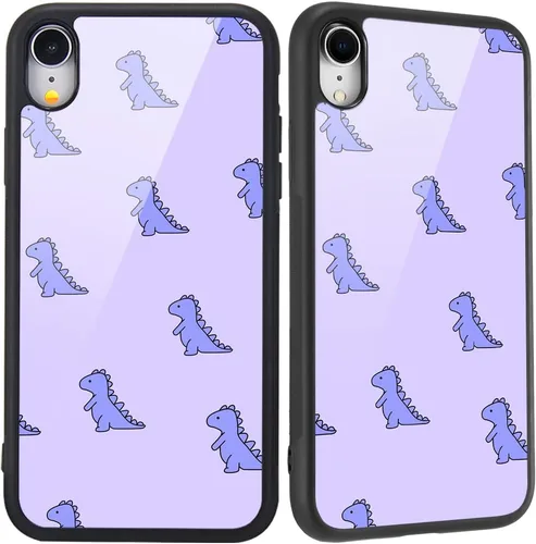 Miniatura 12 de Compatible con iPhone 7/8/SE 2020, cubierta trasera dura con patrón de arte divertido azul divertido lindo para mujeres y niños
