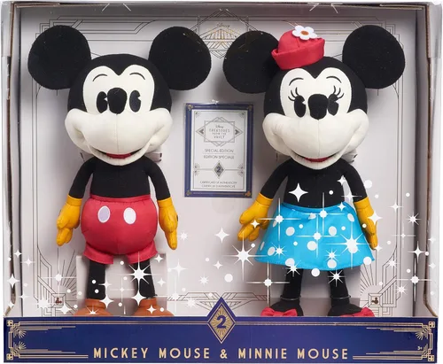 Miniatura 3 de Disney Treasures From the Vault - Peluche de Mickey Mouse y Minnie Mouse, edición limitada, exclusivo de Amazon