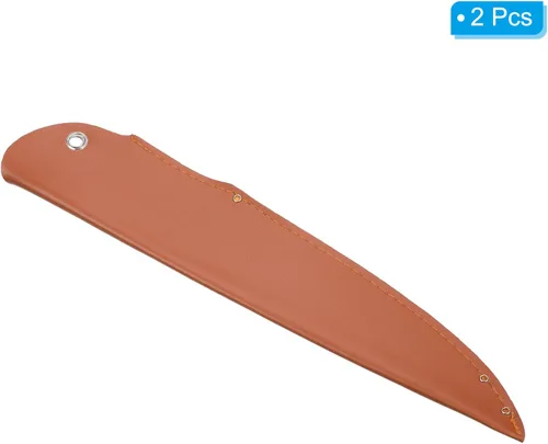 Miniatura 3 de PATIKIL Funda de piel sintética para cuchillos de chef de 14 pulgadas, paquete de 2 fundas para cuchillos, protector de filos, protector