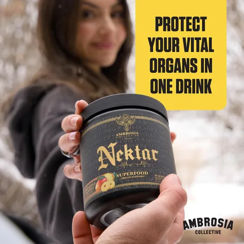 Miniatura 7 de Ambrosia Nektar - Superalimento en polvo Suplemento diario de apoyo de órganos Alternativa a polvos verdes 13 superalimentos para energía