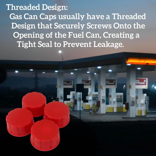 Miniatura 5 de Tapones para latas de gasolina de 5 galones, tapa de gas de rosca gruesa para gasolina, tanque de gas portátil, tapa de repuesto de latas de gas