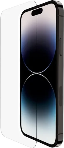 Miniatura 9 de Belkin Protector de pantalla de vidrio templado – Protector de pantalla para iPhone 14 Pro – Incluye calcomanías guía para una fácil alineación