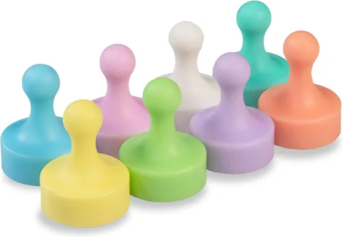 Miniatura 52 de GLASSBOARD STUDIO Potentes imanes de neodimio, en forma de peón, fuerte imán para nevera/refrigerador y pizarra blanca, ideal para oficina, cocina