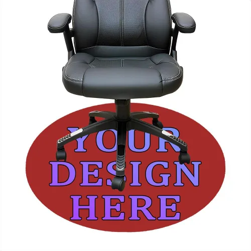 Miniatura 54 de Tapete redondo personalizado para silla de escritorio de oficina, diseño de tu propio logotipo de foto, texto, alfombrillas circulares