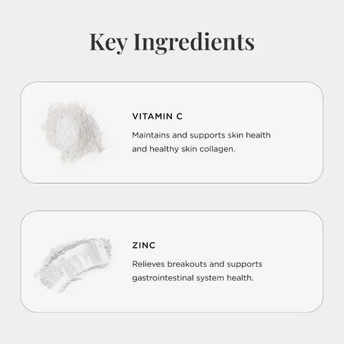 Miniatura 4 de JSHealth Fórmula de vitaminas para la piel y la digestión Suplemento de piel con zinc Cúrcuma de bardana Piel clara y saludable Tratamiento