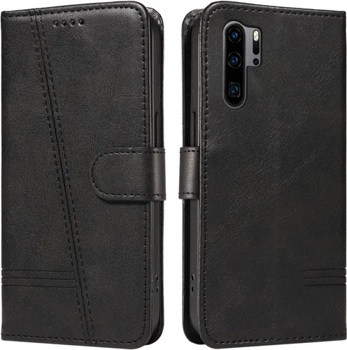 Miniatura 155 de Funda con tapa para Huawei Nova Lite 3, protección de 360 grados, a prueba de golpes, de piel sintética, con función atril y 3 ranuras