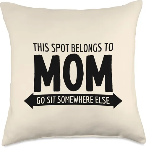 Miniatura 4 de Este lugar pertenece a mamá reservado para mamá Día de la Madre almohada