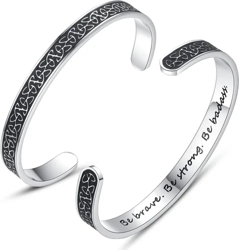 TONY & SANDY - Brazaletes motivacionales para mujeres, adolescentes o niñas, regalos de cumpleaños personalizados para mamá, hija, hermana o amigas,