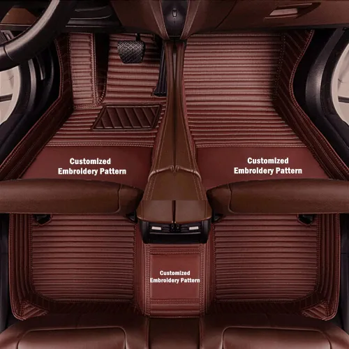 Miniatura 13 de Personaliza los tapetes de cuero de lujo de protección para todo tipo de clima para el 99 % de los automóviles, SUV y camiones según el modelo Beige