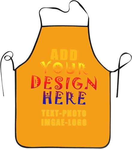 Miniatura 14 de Delantal personalizado personalizado para mujeres y hombres, delantales de cocina para cocinero, nombre personalizado, texto, logotipo, imagen
