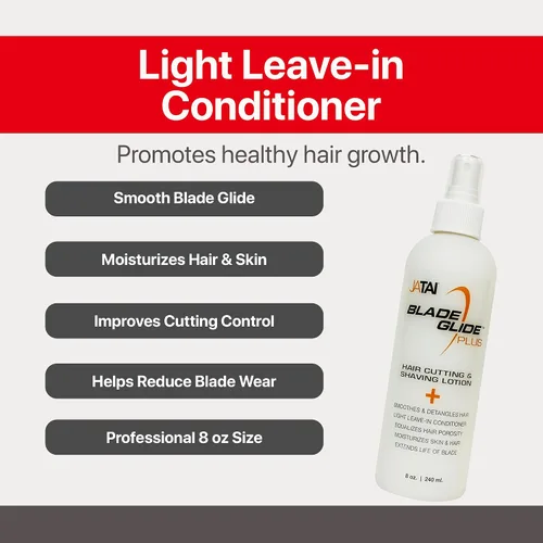 Miniatura 4 de JATAI - Blade Glide Plus - Loción para cortar y afeitar - Hidrata la piel y el cabello - Iguala la porosidad del cabello - Extiende la vida útil
