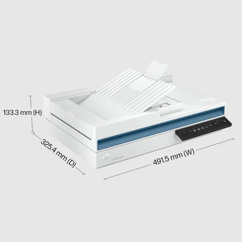 Miniatura 3 de HP ScanJet Pro 3600 f1 escáner profesional, ADF, tecnología de escaneo CIS, cama plana (20G06A)