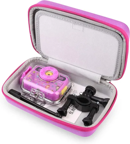 Miniatura 7 de Ourlife Bolsa rígida de viaje para niños, funda protectora para cámara digital, accesorios de cámara de acción para niños, para cámaras de niños
