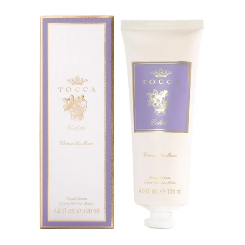 Tocca Crema de Mano Luxe, Crema de manos Colette, 4 onzas, bergamota, sándalo, pimienta rosa, hidratante, de rápida absorción
