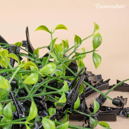 Miniatura 5 de Framendino, Paquete de 10 pinzas divertidas para el pelo de brotes de frijol, pasador de hierba para mujeres y niñas