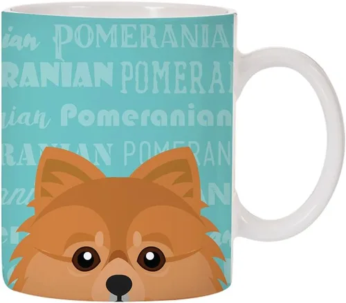 Miniatura 48 de Taza de café de cerámica con diseño de raza de perro de 11 oz (Border Collie)