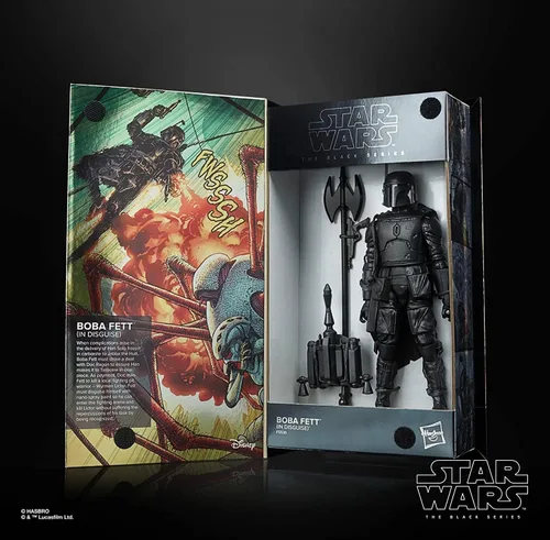 Miniatura 6 de Star Wars The Black Series Boba Fett (en disfraz) SDCC Exclusivo Juego de cómic de Guerra de los Cazarrecompensas de 6 pulgadas a escala F5536