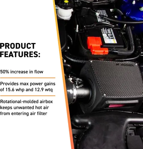Miniatura 4 de Mishimoto MMAI-ACRD20-18 Kit de entrada de aire frío de alto rendimiento, compatible con Honda Accord 2.0T, 2018-2022, negro