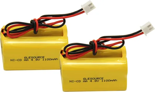 BL93NC487 BL93NC484 BAA48R Ni-Cd 4.8V 1100mAh Señal de salida Luz de emergencia Reemplazo de batería (paquete de 2)