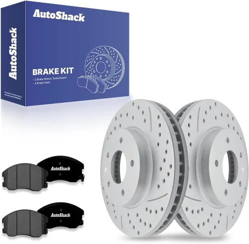 Miniatura 9 de AutoShack Rotores de freno delanteros de cerámica Reemplazo para Suzuki XL-7 2007-2009 Chevrolet Equinox 2012-2015 Captiva Sport 2008-2010 Saturn