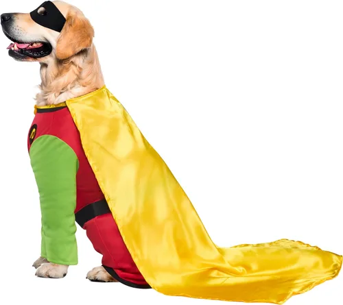 Miniatura 3 de Disfraz Rubies Costume Company de Robin de DC Comics para perro grande, 2x, Rojo