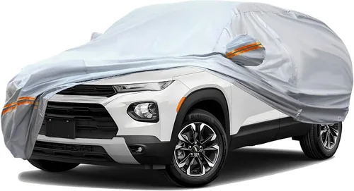 Miniatura 34 de TUCAREST - Funda de auto completa de 6 capas de alta calidad, diseño de cremallera de carcasa dura, impermeable, resistente a la intemperie