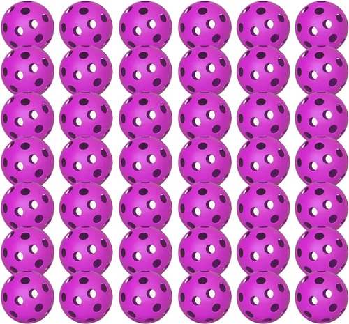 Miniatura 51 de Paquete de 6 pelotas de pickleball deportivas para exteriores - 40 pelotas de pickleball - Bolas de pickleball de EE. UU. aprobadas por USAPA