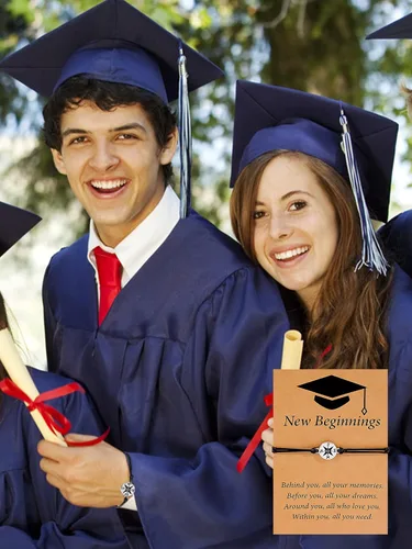 Miniatura 3 de Long tiantian Regalos de graduación para ella, pulseras de graduación, pulsera de brújula para mejores amigos, regalos de clase 2023, regalos