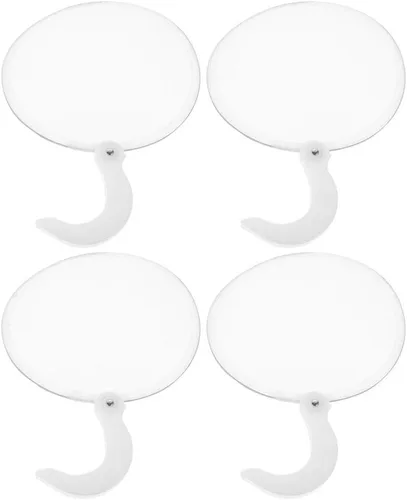 BESTOYARD Juego de 4 ventiladores de mano redondos plegables y portátiles, con asa para decoración de bodas de verano y uso en festivales