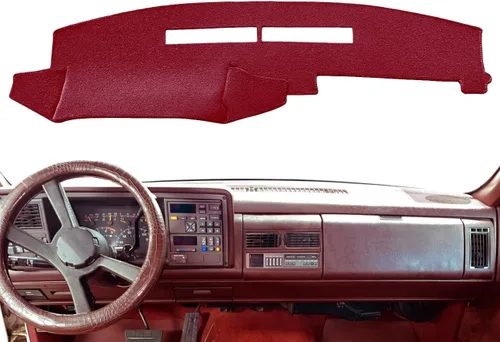 Miniatura 2 de Yiz Alfombra de Cubierta para Tablero de Chevy Chevrolet Silverado/GMC Sierra C1500 C2500 C3500 K1500 K2500 K3500 Camioneta Pickup 1988-1994, 88-94