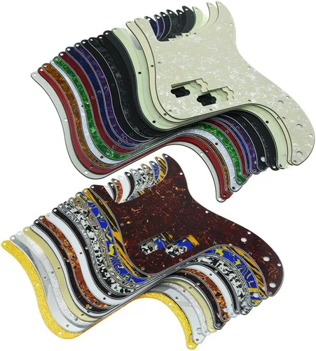 Miniatura 4 de KAISH Golpeador de estilo P Bass de 13 agujeros PB, placa de rasguño para bajo P Bass de precisión fabricado en EE. UU. / México, envejecido