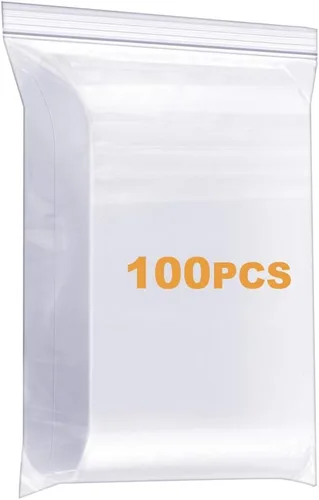 Miniatura 13 de Paquete de 20 bolsas grandes de 14 x 18 pulgadas con cierre de cremallera transparente de 4 mil, con cierre de cremallera, resistente, de plástico