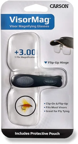 Miniatura 6 de Carson VisorMag óptico 1.75x Potencia (+3.00 dioptrías) Lente de aumento con clip para sombreros VM-10 Práctico aumento manos libres: lupa manos