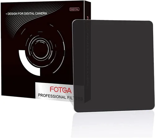 Miniatura 8 de Fotga - Filtro cuadrado de densidad neutra de vidrio óptico de 4 x 4 pulgadas, ND2 filtros ND completos para soporte de caja mate Swing Away (ND2)