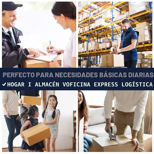 Miniatura 7 de PANDRI Cinta de embalaje transparente, 36 rollos de cinta de embalaje resistente para embalaje de envío, sellado en movimiento, 1.88 pulgadas