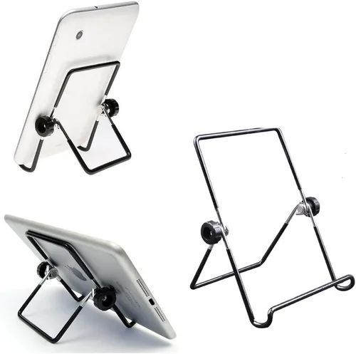 Miniatura 7 de MOACC Soporte para tableta, universal multiángulo, antideslizante, ajustable, soporte para tablet PC de 9 a 12.9 pulgadas, almohadilla (negro)