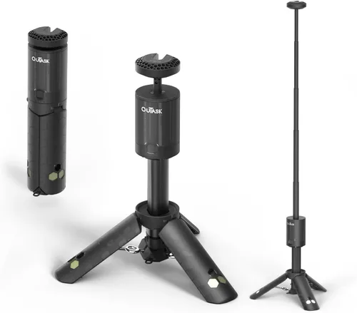 Miniatura 12 de Linterna de camping telescópica Outask, linterna magnética plegable con batería de 12000mAh, linternas impermeables IPX6/IPX7 telescópicas, lámpara
