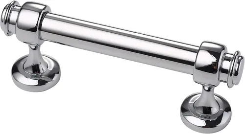 Miniatura 31 de Alzassbg - Paquete de 10 tiradores dorados cepillados para gabinete, manijas de cocina de 3 pulgadas (76mm) de centro a centro de agujero, barra