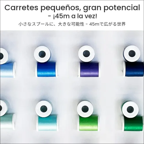 Miniatura 2 de LEONIS Japón - Juego de hilos de coser de poliéster, 30 colores, práctico, 45m / 50 yardas cada uno [93011]